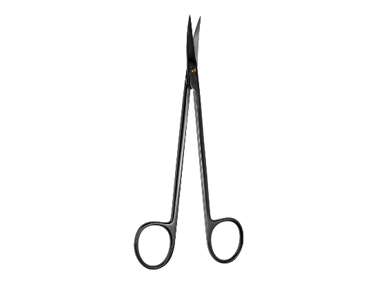 CISEAUX KELLY - COURBE 16 CM - BLACK SPINE USTOMED