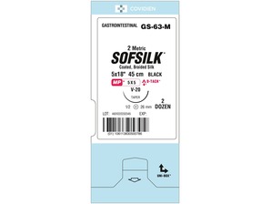 SOFSILK 3-0 3/8C 19 mm Triangulaire Noir