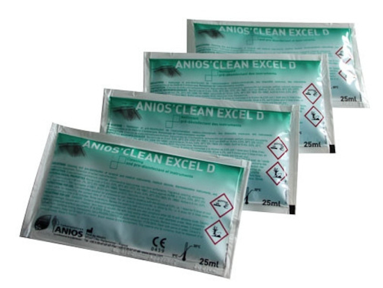 ANIOS CLEAN EXCEL D  Décontamination Dosettes de 25 ml x 50