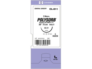 POLYSORB 3-0 3/8C 19 mm prcision non teint