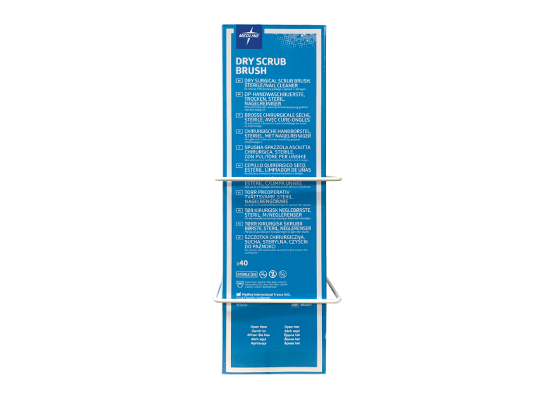 Distributeur brosses mural blanc