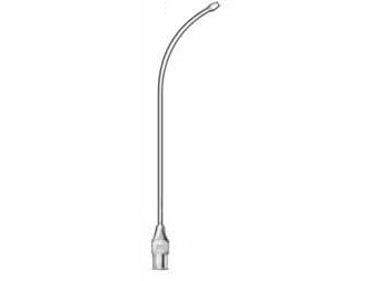 Canule sinus olive inox courbe