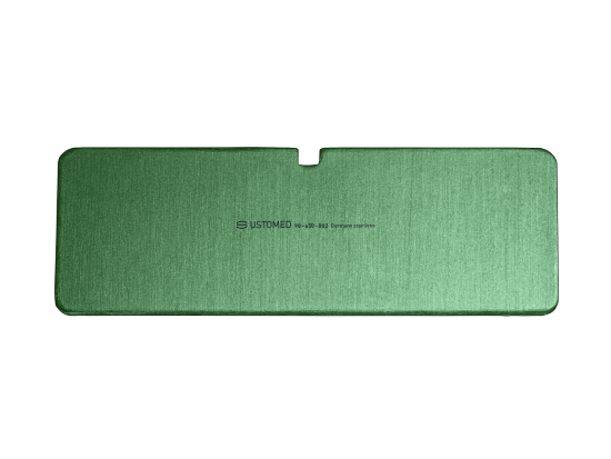 PLAQUE GRAVE POUR CONTAINER ALU, DE STRILISATION. USTOMED