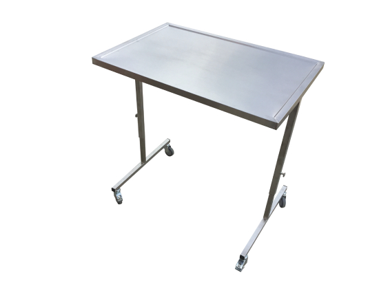 TABLE TRANSTHORACIQUE plateau avec rebord