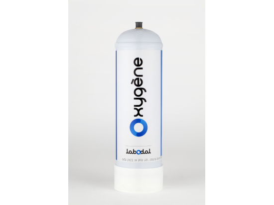 Bouteille d'oxyg�ne 2,2 L pour oxyg�noth�rapie 